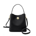 Borsa a tracolla a secchiello moda minimalista da donna